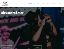 Tablet Screenshot of alexandraamormusic.com